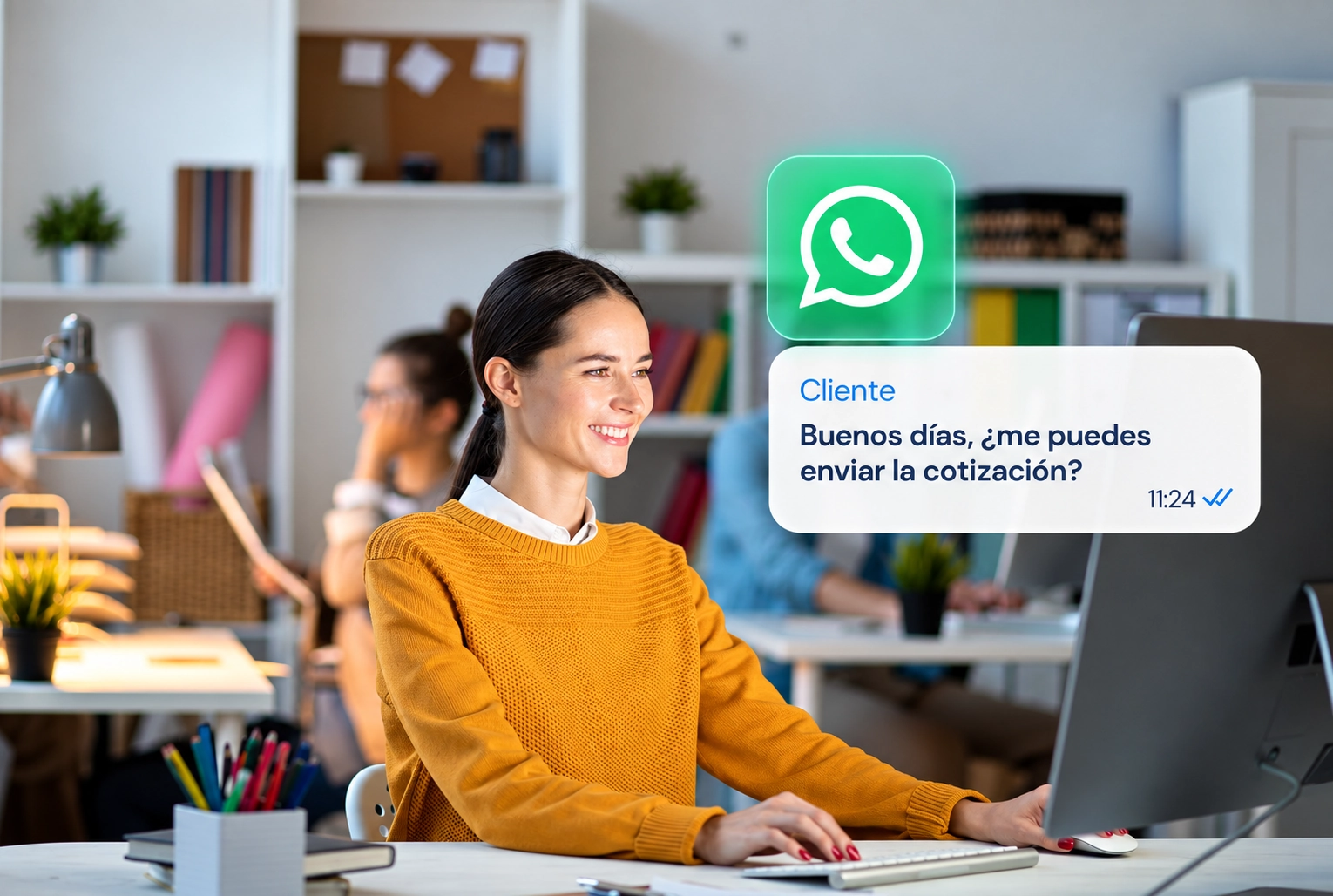 Atiende WhatsApp desde el ERP