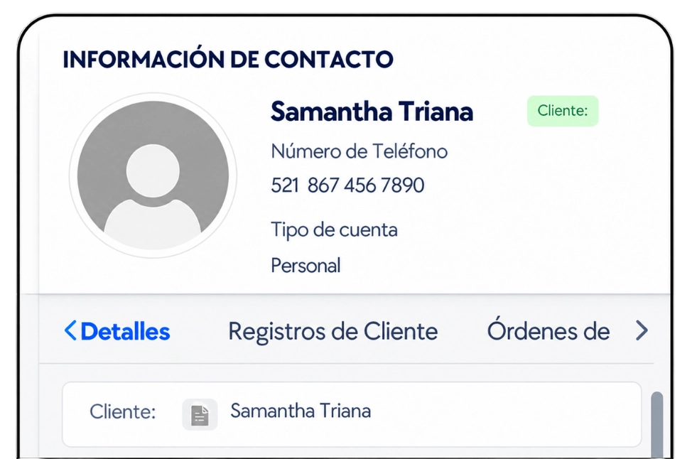 Contacto conectado al ERP