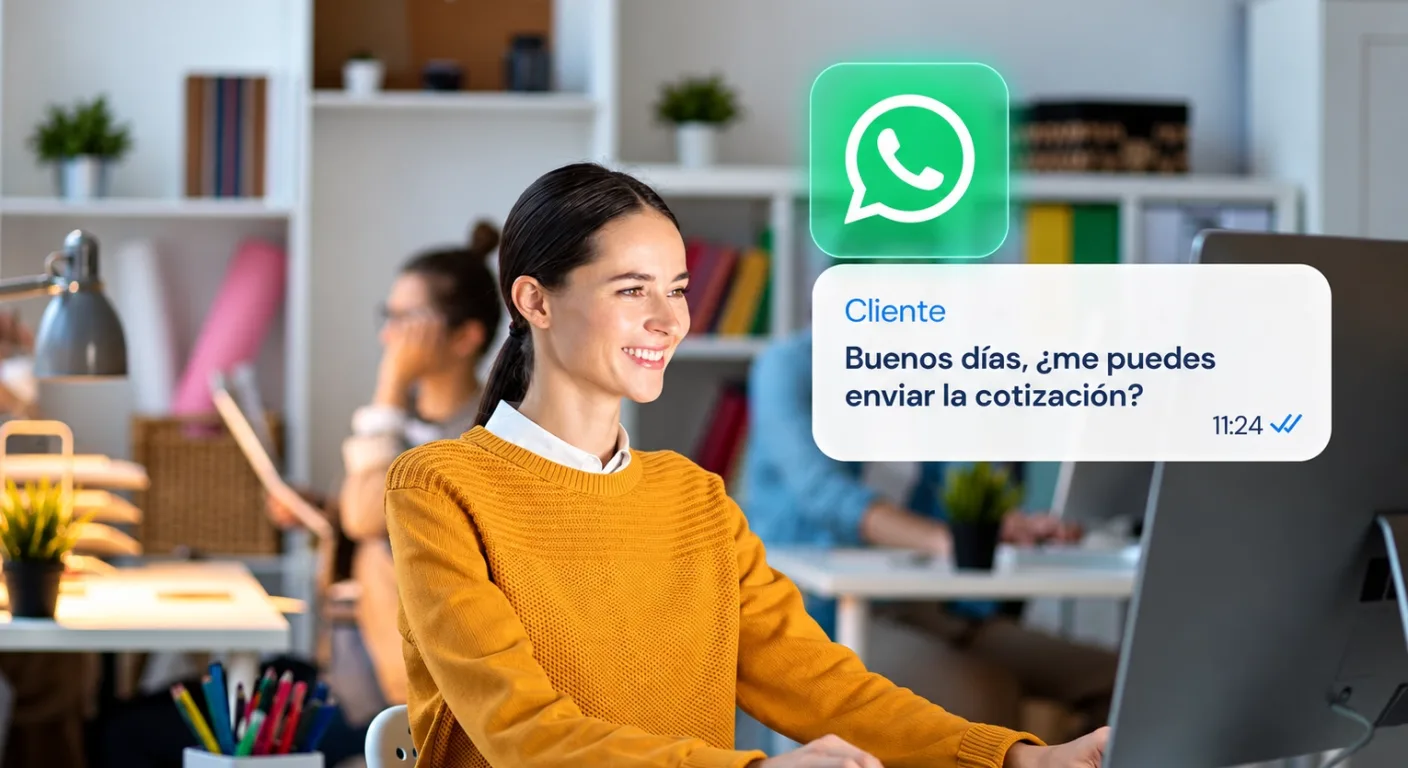 WhatsApp Web en un ERP